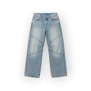 Micas Light Wash Wide-Leg Panel Jeans – Size XL (New with Tags)